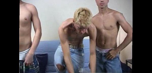  Straight teen gets gang bang by muscular gay guys xxx The last one to